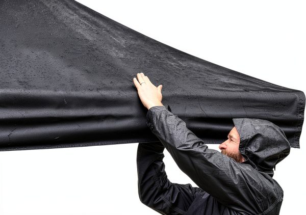 T-Rex Heavy Duty Waterproof Tape 4" x 5' Butyl Repair Roll Black-1