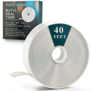 Butyl Seal Tape Pertresion Butyl Tape 1/8" x 3/4" x 40ft White-0