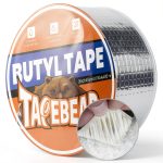 Butyl Tape 2in x16ft Aluminum Duct Sealing by TAPEBEAR RV Roof-0